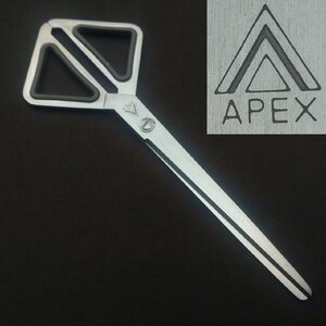 洋鋏 APEX STAINLESS STEL JAPAN 全長約202㎜ 鋏 はさみ ハサミ 文房具 【8473】