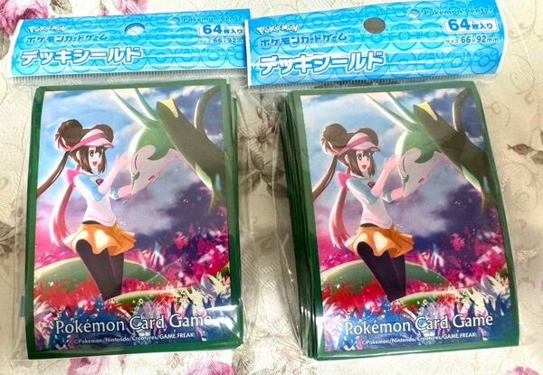 新品 【2個セット】 ポケモンカードゲーム デッキシールド ジャローダ&メイ スリーブ