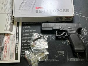 BATON バトン BG-17 BG17 GLOCK17 グロック17Gen.5 CO2ガスブローバック　ハンマー対策品