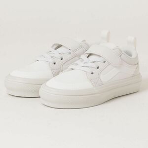 超美品　vans シューズ　スニーカー　ホワイト　白　入園　卒業　 NIKE PUMA AIR WMNS キッズ　スケボー　