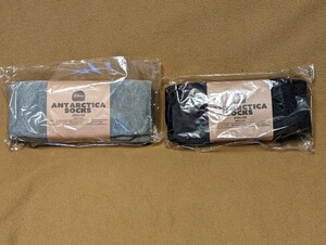  【2色セット】イエティナ　アンタークティカソックス　ダークネイビー　フロスティグレイ　あったかソックス　Yetina Antarctica Socks