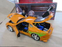 Jada 1/24 ワイルドスピード 80スープラ ブライアンフィギュア付 BRIAN&SUPRA FAST&FURIOUS 組み立てキット_画像6