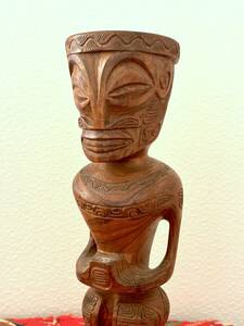 1960s Vintage TIKI Polynesia Stand Hawaiian Carving 