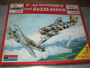 1/48　モノグラム　P-47 & Do335　2機セット　　　　　　　2F-2