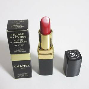CHANEL シャネル 口紅 rouge a levres super hydrabase lipstick 72 rouge imaginaire 3.5g　yg5193