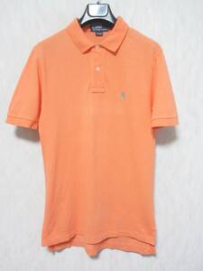 RALPH LAUREN ポロラルフローレン ポロシャツ 半袖 ポニー ロゴ メンズ M オレンジ系　 yg5256