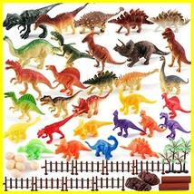恐竜 おもちゃ 52個セット 人気 大きい アニア トリケラトプス ティラノサウルス レックス ヴェロキラプトル 創造できる恐竜公園 女の子_画像4