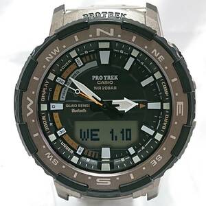 ★【１円スタート！！】カシオ CASIO PROTREK プロトレック PRT-B70T-7JF メンズ 腕時計 クオーツ ブラック アウトドア デジアナ メンズ