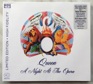 高音質！ Queen クイーン オペラ座の夜 スペシャル・エディション A Night At The Opera ブルースペック ボーナスDVD付属 2枚組 40周年