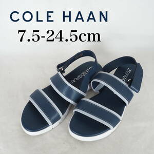 MK3969*Cole Haan*コールハーン*レディースサンダル*7.5-24.5cm*ネイビー