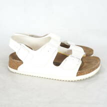 MK3981*BIRKENSTOCK*ビルケンシュトック*レディースサンダル*36-23cm*エナメル白_画像5