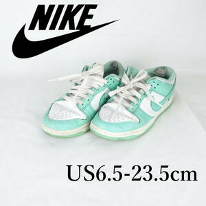 Mk0487*nike*nike*Женские кроссовки*US6.5-23.5см*пастель зеленый