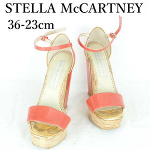 MK0019**STELLA McCARTNEY*ステラ マッカートニー*レディースサンダル*23cm*朱赤*