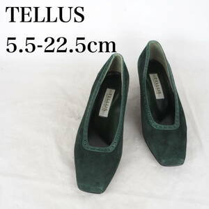 MK4377*TELLUS*テルース*レディースパンプス*5.5-22.5cm*深緑