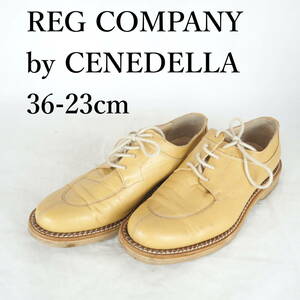 MK4428*REG COMPANY by CENEDELLA*レディースシューズ*36-23cm*山吹色