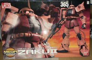 BANDAI 1/48 MEGA SIZE MODEL シャア専用ザク ZAKU Ⅱ全高約365mm