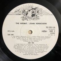 LP あらゆる音楽を独自に昇華したあまりにも素晴らしい代表作!! JOHN RENBOURN ジョン・レンボーン/THE HERMIT 世捨て人['76年作:解説付き]_画像5