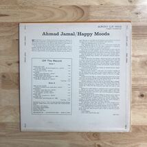 LP AHMAD JAMAL/HAPPY MOODS[US盤:STEREO:ARGO紺銀ラベル:ISRAEL CROSBY(b)VERNELL FOURNIER(dr):SPEAK LOW収録!!]_画像2