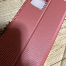 100円スタート！　Libero 5G III 手帳型 スマホケース 手帳型ケース ピンク　グレー　ストラップ付き_画像5