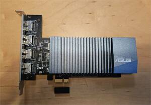 【中古】グラフィックスカード ASUS NVIDIA GeForce GT 710 搭載 ファンレスモデル