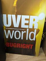 UVERworld BUGRIGHT -LIVE DOCUMENTARY&ARENA37℃ FILE BOOK- ドキュメンタリーブック ポスター、シール、ポストカード付 グッズ _画像5