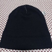 黒 Supreme Big Logo Beanie シュプリーム ビッグ ロゴ ビーニー ニット キャップ_画像3