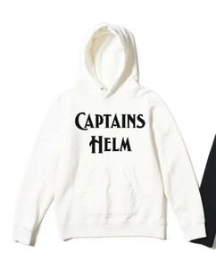 白XL キャプテンズヘルム CAPTAINS HELM AUTHENTIC HOODIE スウェット パーカー フーディー