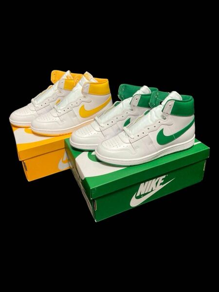 Nike Air Ship SP "ナイキ エアシップ SP" イエロー＆グリーン 2足セット