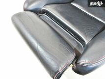 RECARO レカロ SPORT-JC 黒 ブラックレザー 赤ステッチ セミバケット シート セミバケ 電動 リクライニング シートヒーター 本革 即納 棚_画像5