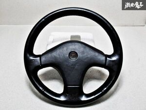 日産 純正 Z32 フェアレディZ 前期 ステアリング ハンドル ホイール 3本スポーク 黒系 内装 エアバック無しタイプ 棚M-3-2