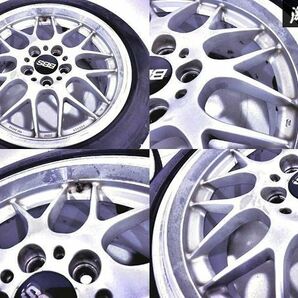 ●BBS RG720 RG742 FORGED 鍛造 17インチ 8J +40 8.5J +43 PCD114.3 5H 5穴 ホイール 4本セット シルビア スカイライン マーク2 即納 棚B-7の画像6