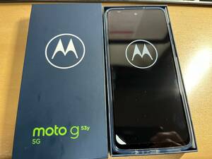 moto g53y 5G 6.5インチ メモリー4GB ストレージ128GB インクブラック ワイモバイル