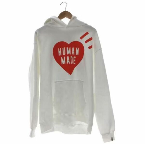 human made パーカー XLサイズ 22SS HEART HOODED SWEATSHIRT WHITE