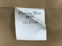 クリスチャンディオール スポーツ Christian Dior SPORTS スカートスーツ M イエロー系 ヘリンボーン 長袖 ウール 裏地キュプラ 2401WR022_画像6