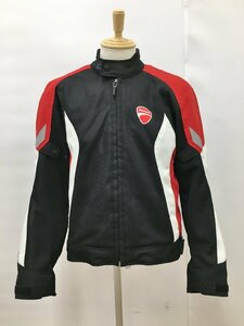 ドゥカティbyレブイット DUCATI by REV'IT ライダース メッシュジャケット L ブラック系 長袖 肩 肘 背中パッド入り SUMMER UOMO 2401WT087