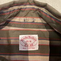 vintage Brooks Brothers 6ボタンシャツ 15R 中古 ストライプ ブルックスブラザーズ 長袖 ビンテージ_画像6