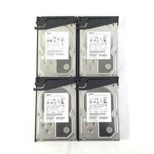 S6011061 HGST 3TB SAS 7.2K 3.5インチ HDD 4点【中古動作品】