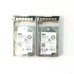 S6013070 DELL 2TB SAS 12Gbps 7.2K 2.5インチ HDD 2点【中古動作品】