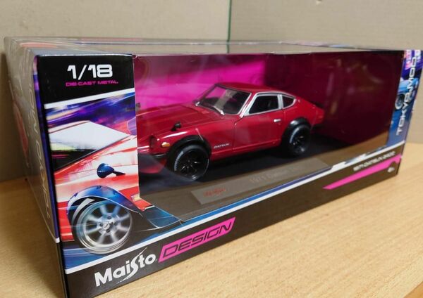 1/18 日産（ダットサン）フェアレディ 240Z 1971 メタリックレッド マイスト製ダイキャスト製ミニカー