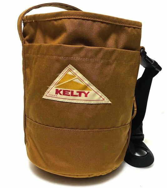 KELTY ケルティ ハンドバッグ 2WAY ナイロン ショルダーバッグ キャメル　2312291 美品