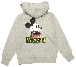 XLARGE × DISNEY XLarge collaboration Zip Parker S Mickey Disney limitation gray Logo back print 