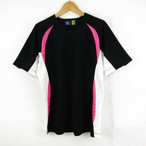 ミズノ Tシャツ トレーニングシャツ 半袖 トップス 黒 メンズ Mサイズ ブラック Mizuno