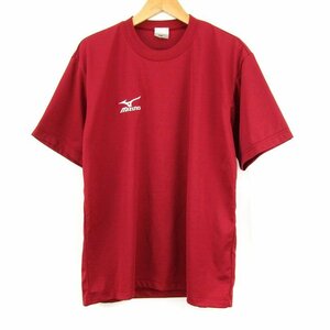 ミズノ Tシャツ 半袖 スポーツウエア トップス 赤 メンズ Lサイズ レッド Mizuno