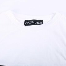 カッパ Tシャツ 半袖 ロゴ スポーツウエア トップス M相当 レディース Fサイズ ホワイト Kappa_画像4