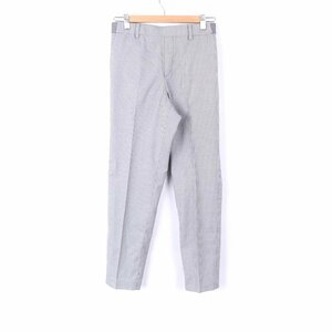 ユニクロ テーパードパンツ 千鳥格子柄 レディース Mサイズ グレー UNIQLO