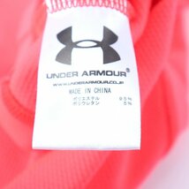 アンダーアーマー Tシャツ 長袖 ストレッチ ハーフジップ スポーツウエア トップス メンズ MDサイズ ピンク UNDER ARMOUR_画像6