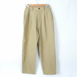 デサント チノパンツ ロングパンツ ストレッチ ウール混 スポーツウエア ボトムス メンズ Mサイズ ベージュ DESCENTE