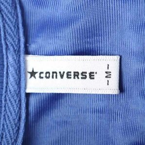 コンバース ジャージ 半袖 未使用 フルジップ スポーツウエア トップス メンズ Mサイズ ブルー CONVERSEの画像3