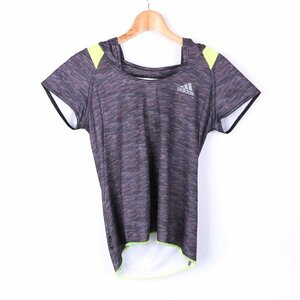 アディダス Tシャツ 半袖 フード付 スポーツウエア トップス レディース Sサイズ グレー adidas