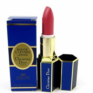  Dior lipstick 361 ROSE OASIS SAHARA PINK almost unused cosme cosmetics exterior defect have lady's 3.5g size Dior